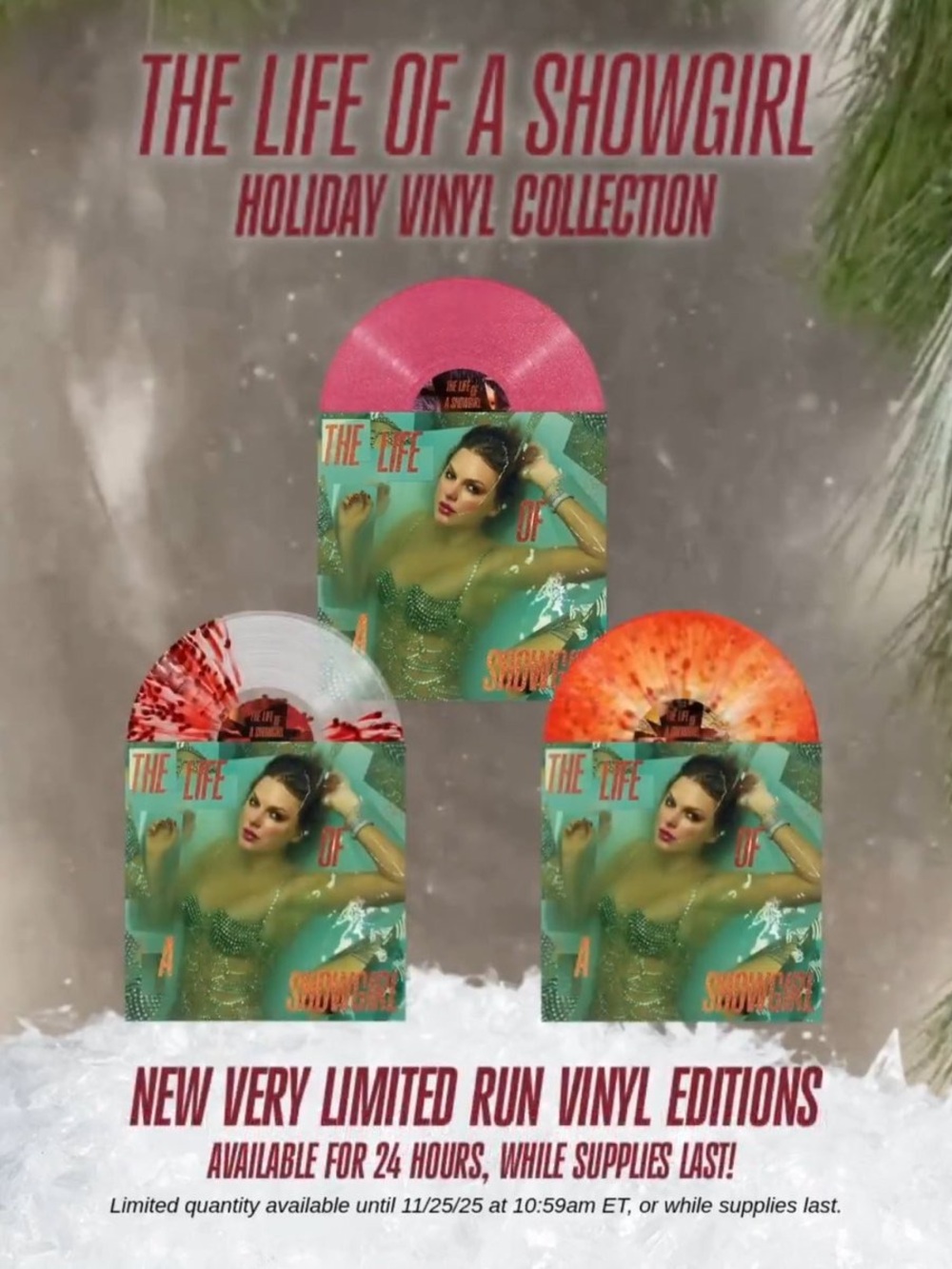 Taylor Swift - Life of a Showgirl - Holiday Drop Vinyl Set